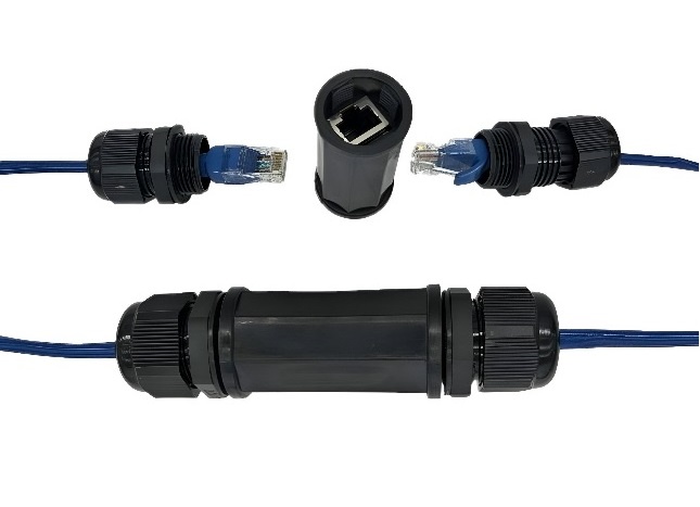 [COUPLER-WP] Adaptador Cupla RJ-45 hembra/hembra exterior