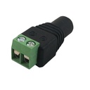 Conector Dc 2.1mm Hembra Atornillada