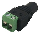 Conector Dc Hembra 12V 2.1mm Nrg+