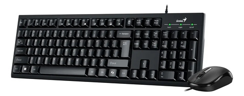 Combo Genius KM-100SE teclado y mouse negro usb