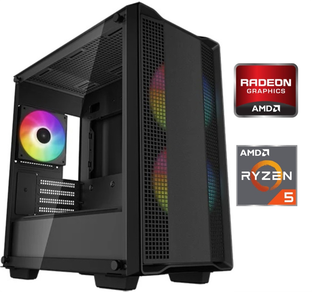 Equipo Gamer con Procesador AMD Ryzen 5 8600G, 16GB DDR5, 1TB SSD NVMe, Gráficos AMD Radeon 760M