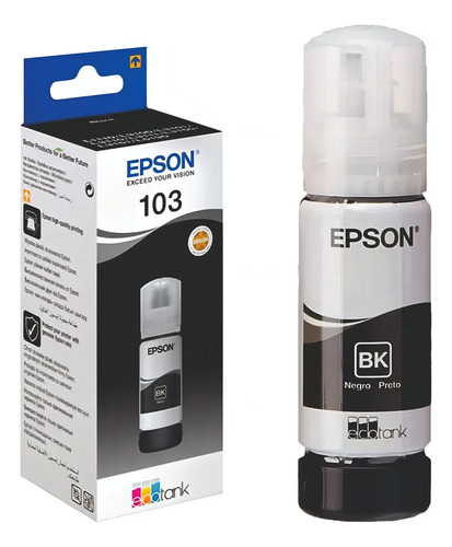 Botella De Tinta 103 Negro 65ml
