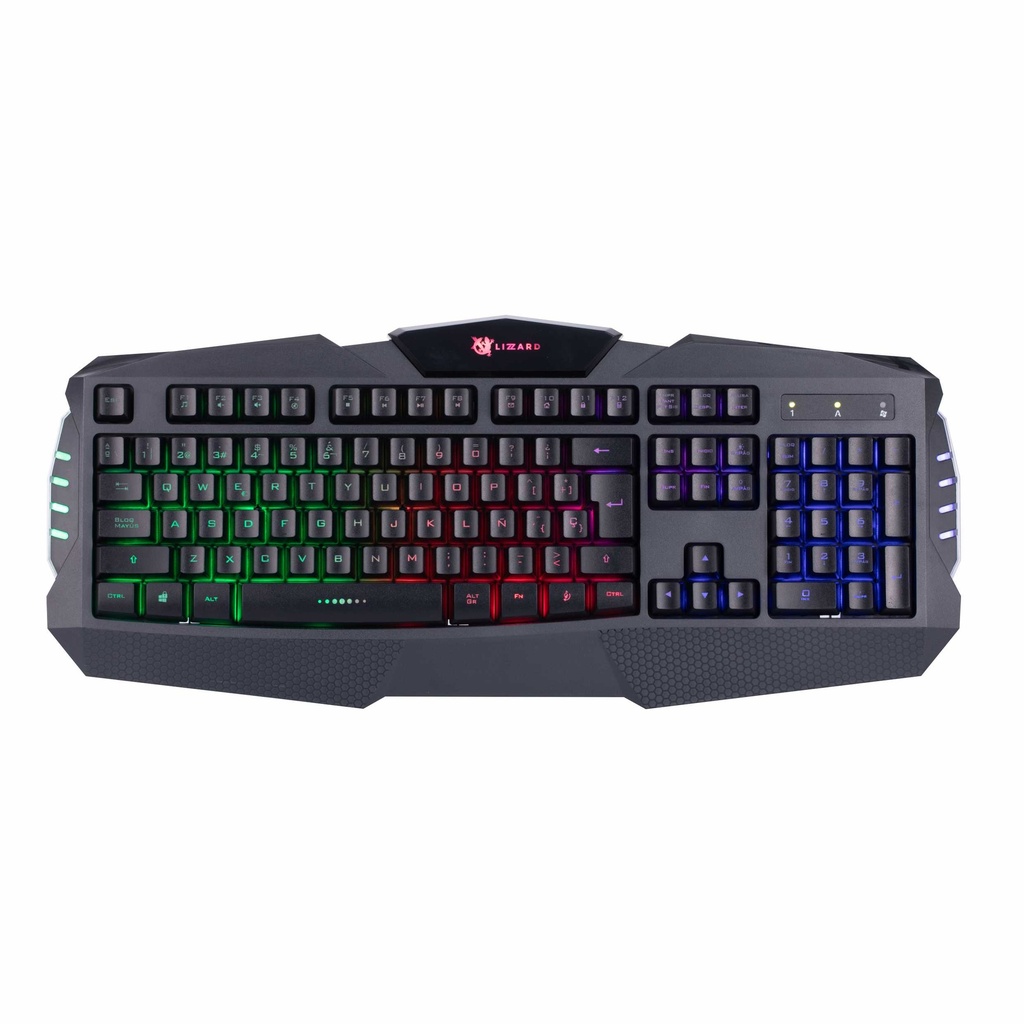 [XZZ-TE-02] Teclado X-Lizzard gamer RGB en español usb