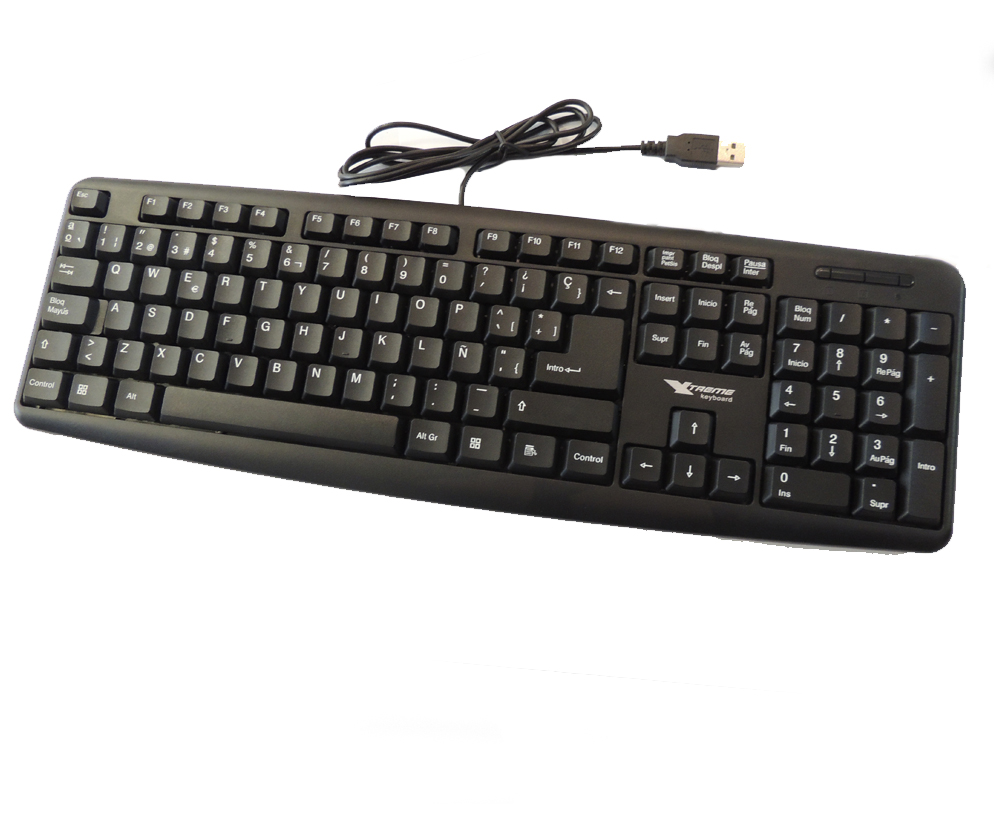 [TP-ZK520] Teclado Xtreme español negro USB