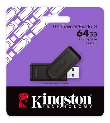 Pendrive Kingston Datatraveler Exodia S 64GB