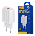 Cargador Inkax USB-A 2.1a blanco