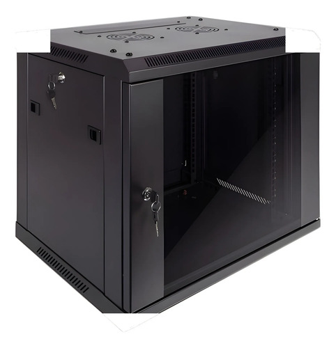 Rack De Pared 9U Ventilación Rápida
