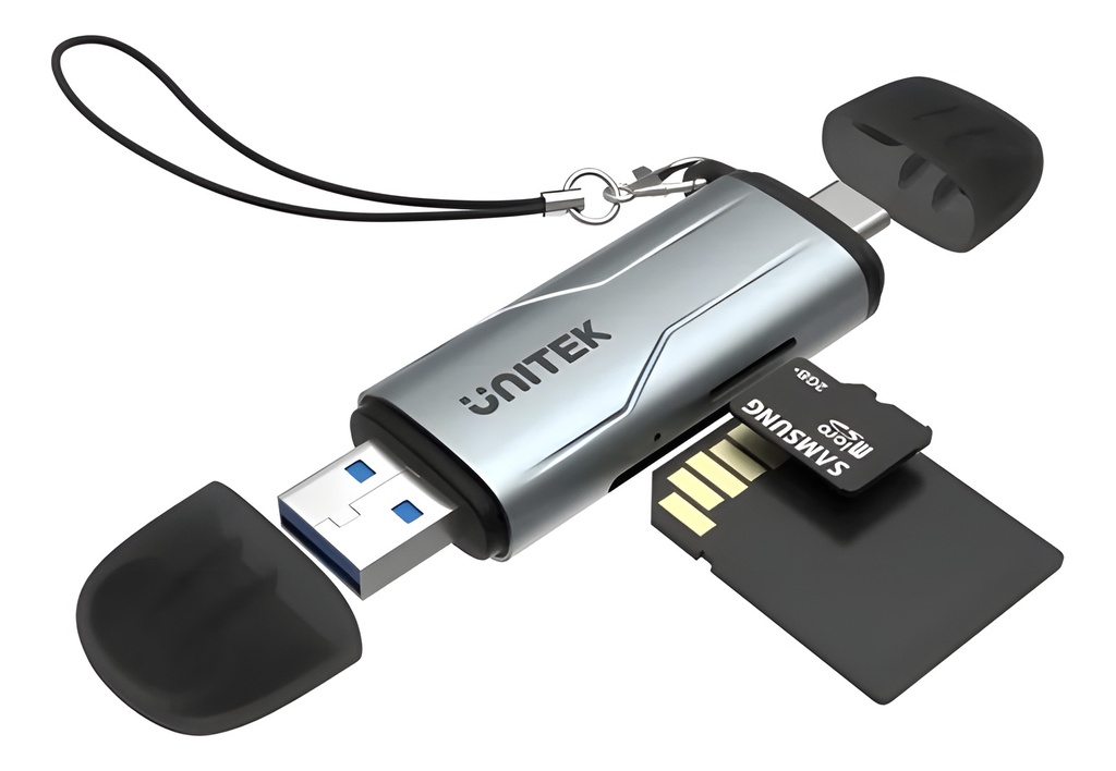 Lector De Tarjetas SD Y microSD 2 En 1 USB-A/USB-C 5Gbps