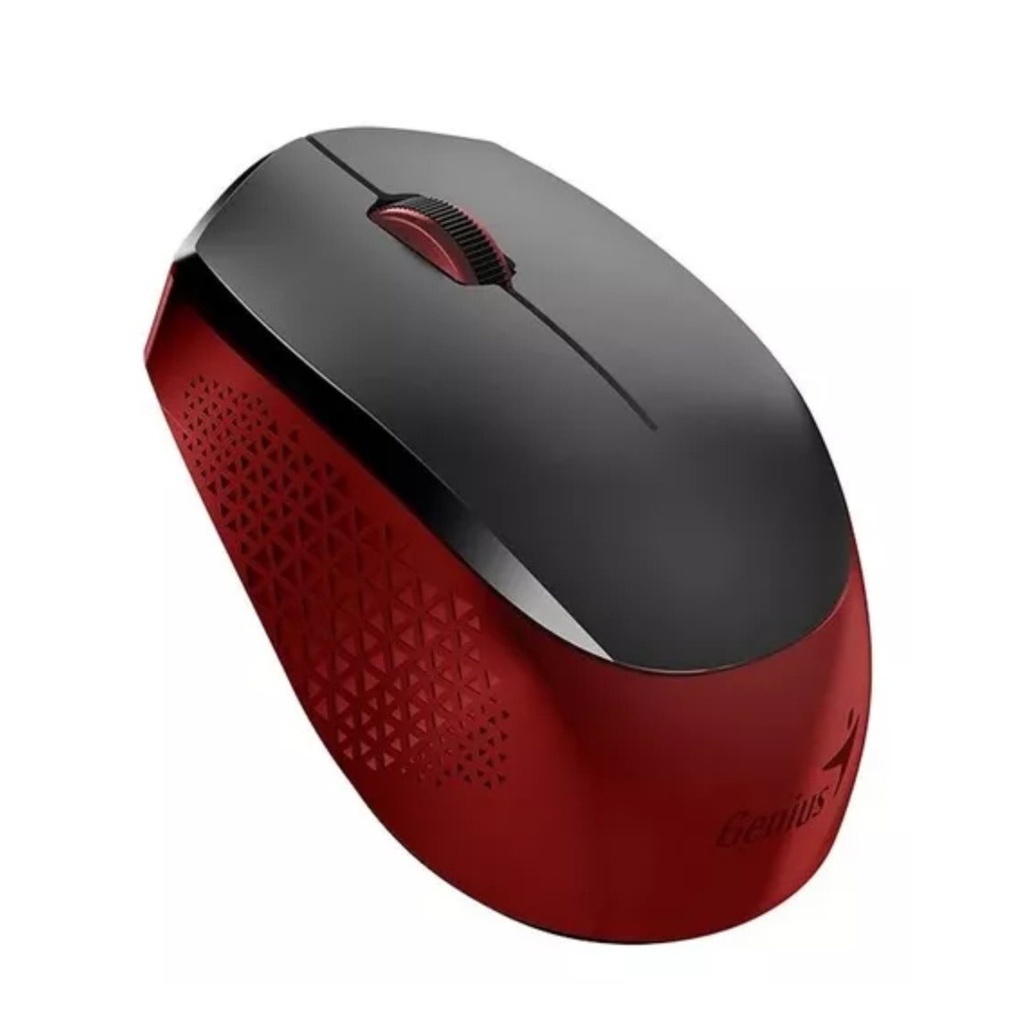 Mouse Inalámbrico 800/1200/1600Dpi Rojo