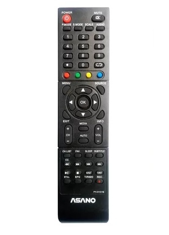 [2100-EIROASAN] Control remoto adicional para TV ASANO