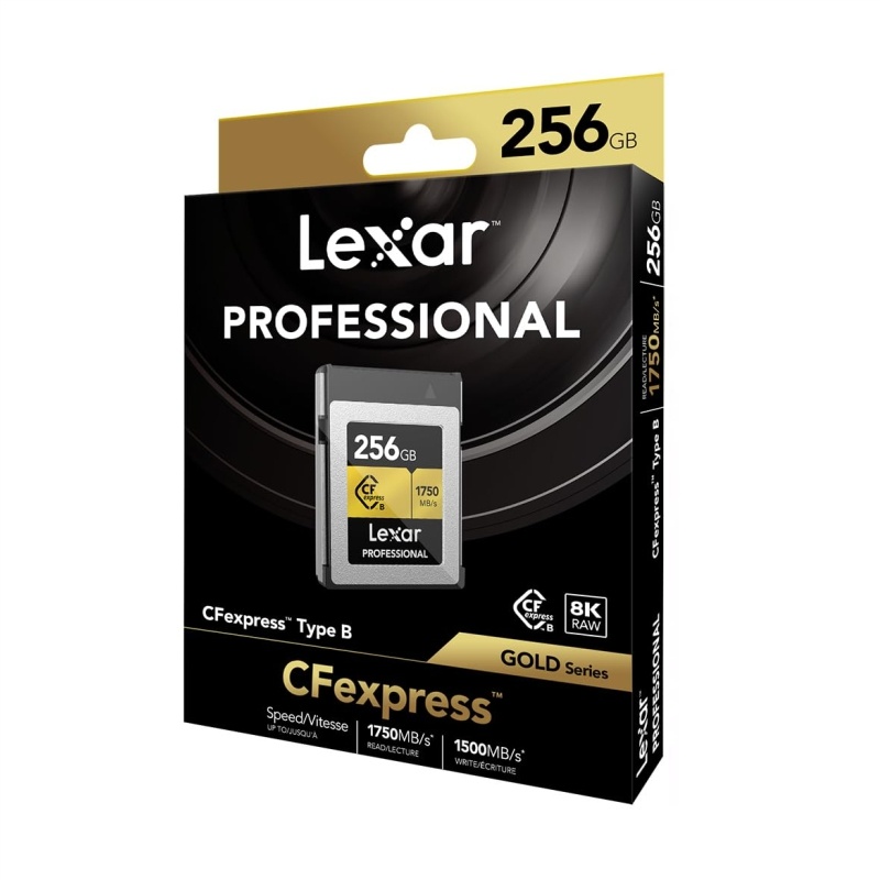 [CFexpress Type B Card Gold Series] Memoria CFexpress Lexar Pro 256GB Tipo B Gold Series