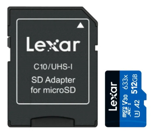 Tarjeta De Memoria microSD Lexar Blue 64GB Clase A1