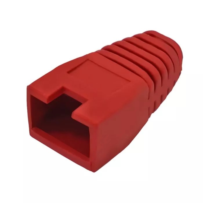 Capuchón NRG Plus para Conector RJ-45 Rojo