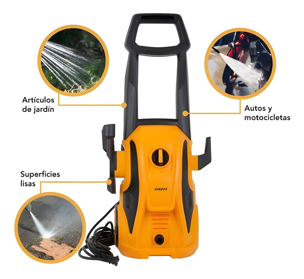 Hidrolavadora 1600W 138 Bar 6 L/min