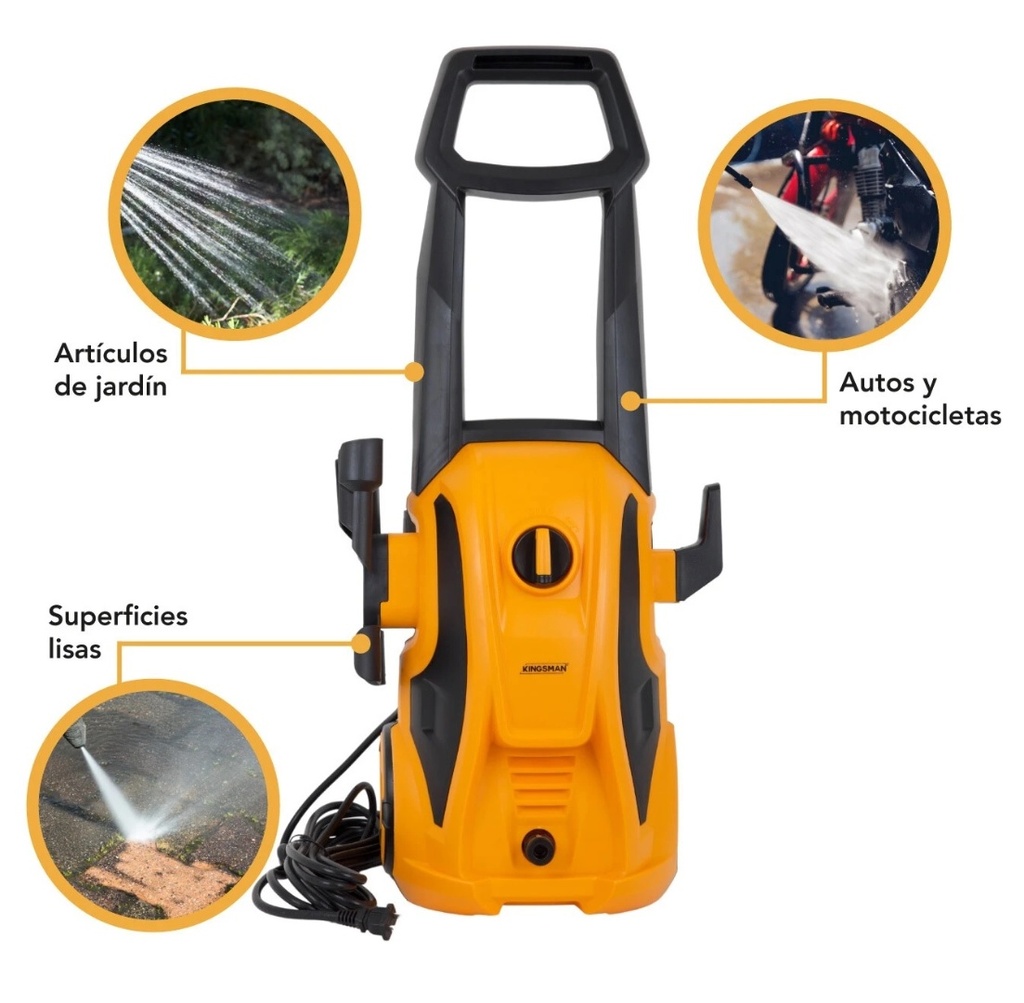 [HIDROKING2000RM] Hidrolavadora Pres Kingsman 1600w