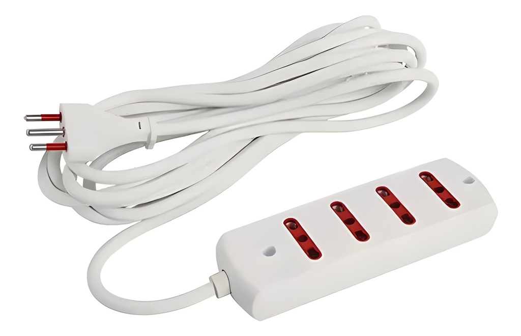 Zapatilla Eléctrica Tres Tomas Blanco
