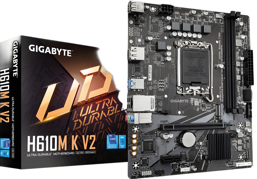 Motherboard Intel H610m K V2 Lga1700 Ddr5 Pcie 4.0 Micro Atx