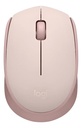 Mouse  Logitech M170 inalámbrico rosado