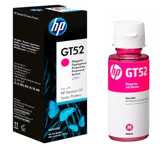 Botella Tinta HP GT52 magenta
