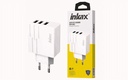 Cargador De Pared 28W 3x USB-A Color: Blanco
