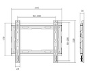 SOPORTE DE PARED PARA TV Soporte TV Fijo Perfil Bajo