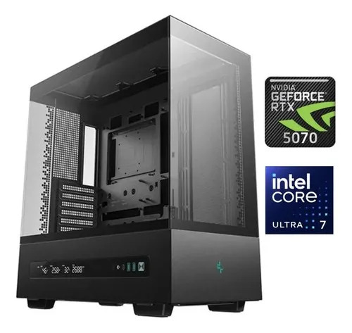 Equipo Gaming Intel Cooler Liquido Deepcool Lp360 Tarjeta Video Palit Rtx 5070 Oc 12GB Memoria Kingston Fury Beast Ddr5 16GB Disco SSD Lexar Nq780 1TB Nvme Pcie Gen4x4 Mother Biostar B860mt-E