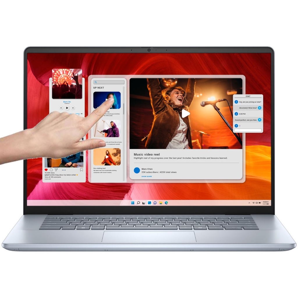 [Inspiron 16 7640] Notebook Dell Core Ultra 9 185H 5.1Ghz, 16GB, 512GB SSD, 16" FHD+ Touch