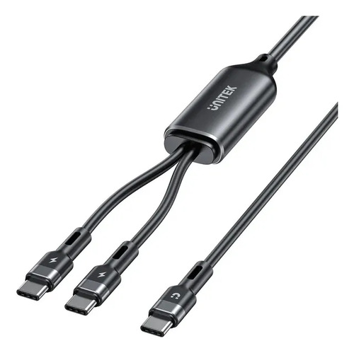 [C14146ABK] Cable Unitek PD100W USB-C Dual