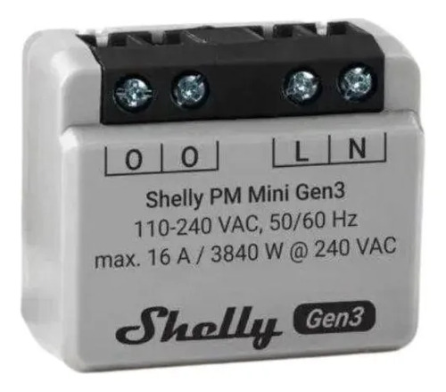 Rele Shelly Mini Pm Gen3 WiFi