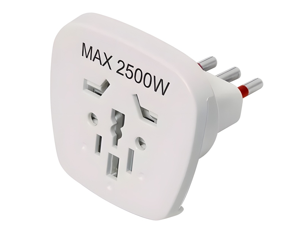 Adaptador Multiformato 2500W 3 En Línea