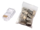 Conector Rj45 Cat5e Transparente 20 Unidades Nrg+