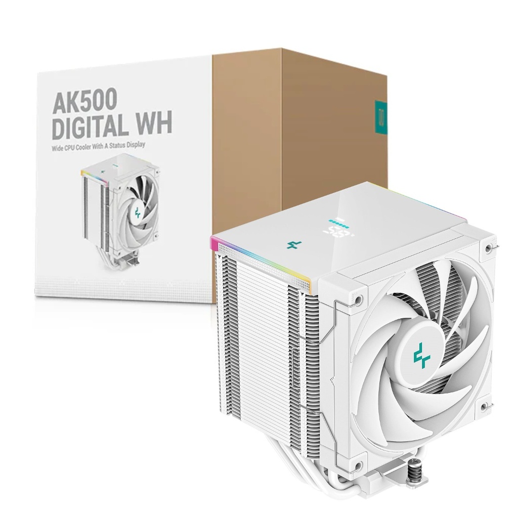 [AK500 WH DIGITAL] Cooler Deepcool AK500 Digital Blanco