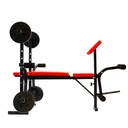 Banco multifunción Randers c/barra + 30kg