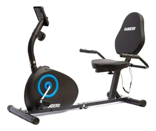 Bicicleta Recumbent Horizontal Magnética con Monitor de Pulso y 8 Niveles de Resistencia ARG-2534 Randers