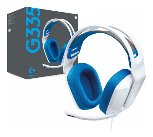 Audífonos Logitech G335 negros gamer