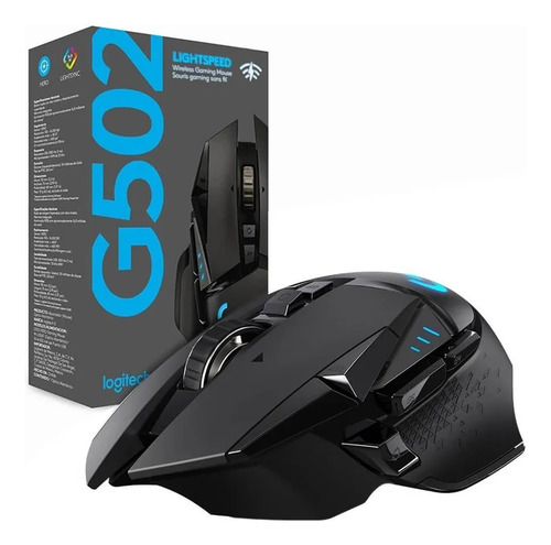 Mouse Logitech Gamer G502 Lightspeed inalámbrico