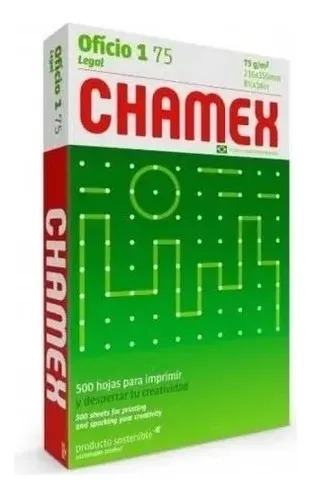 Papel Oficio 75gr Chamex Reposición