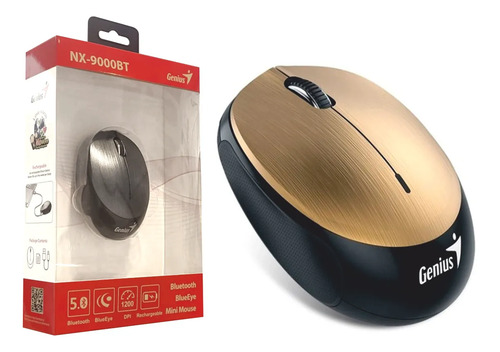 Mouse Genius NX-9000 bluetooth dorado