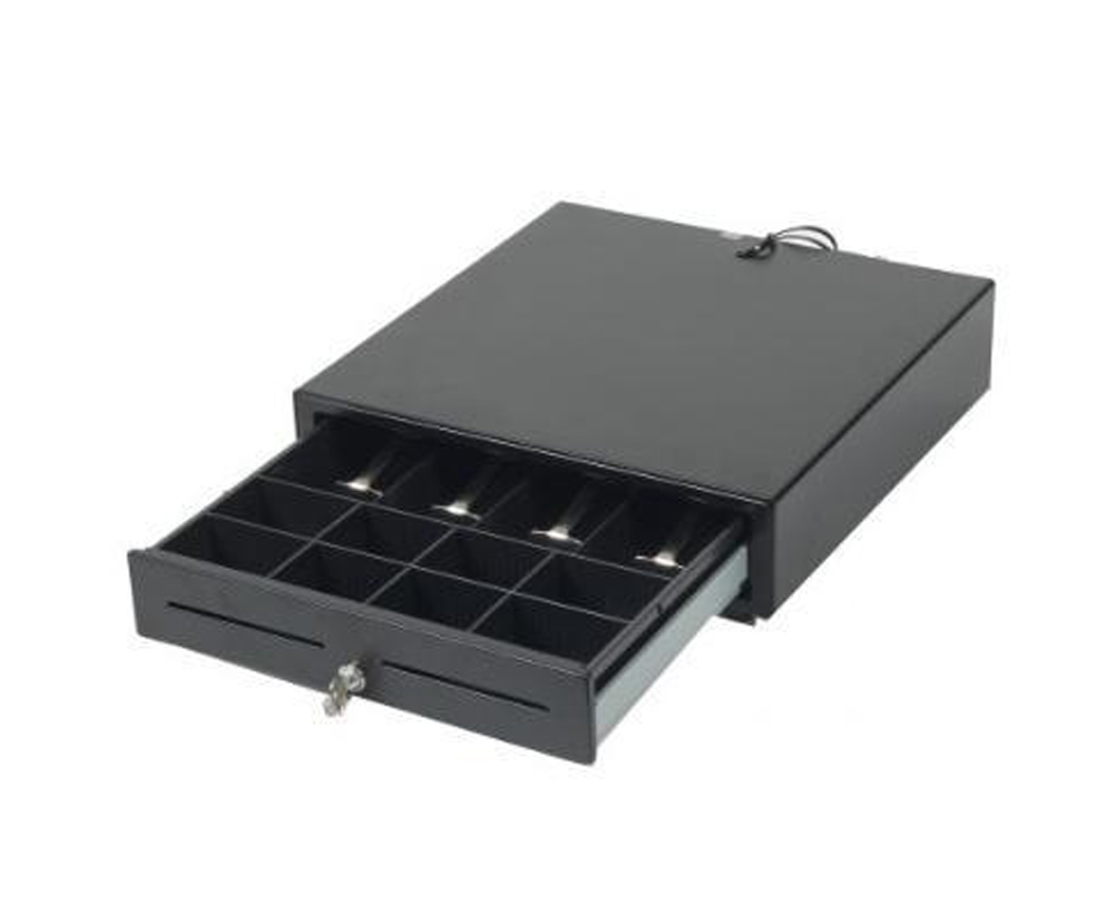 Cajero metálico para punto de venta - mediano