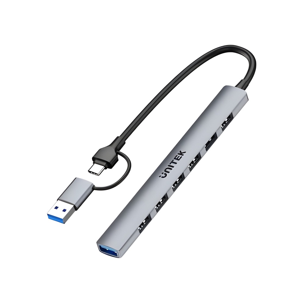 Hub USB-C 7 Puertos 5Gbps