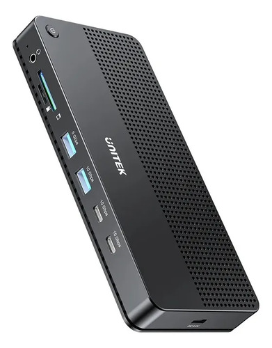 HUB USB-C 3 Salidas De Video 4K Puertos Carga Pd 100W Y USB-C