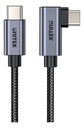 Cable Unitek USB-C a USB-C 90 grados PD 100w 1m