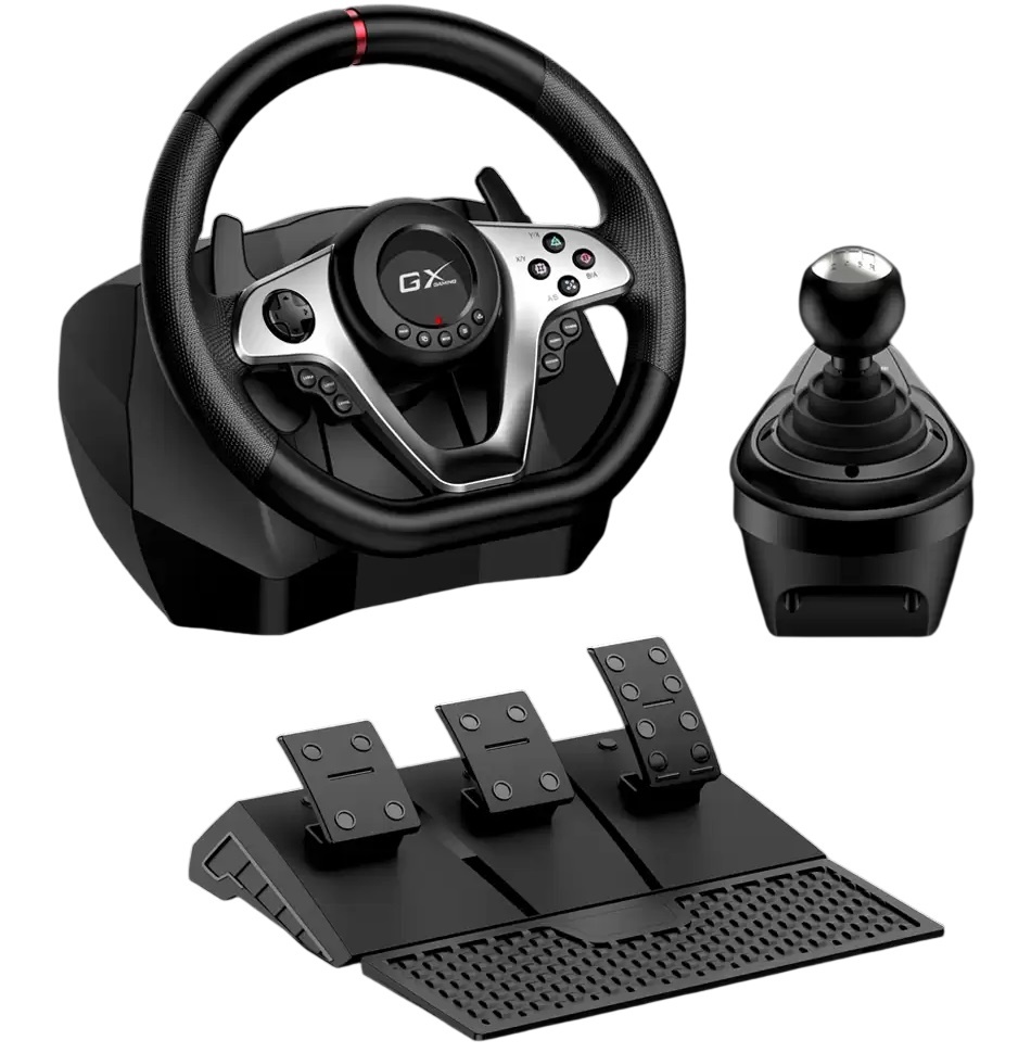 Volante Gaming Vibración Doble Motor