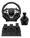 Volante Para Juegos Con Vibración Doble Motor Y Pedales