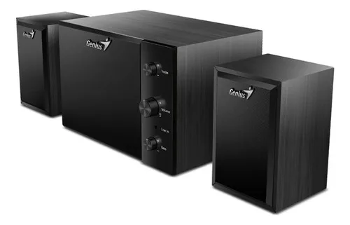 Parlantes Genius 2.0 SP-HF180 6W USB Madera
