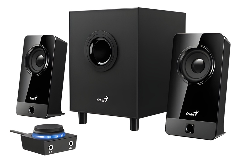 Parlante 2.1 10W Aux External Subwoofer 3.5