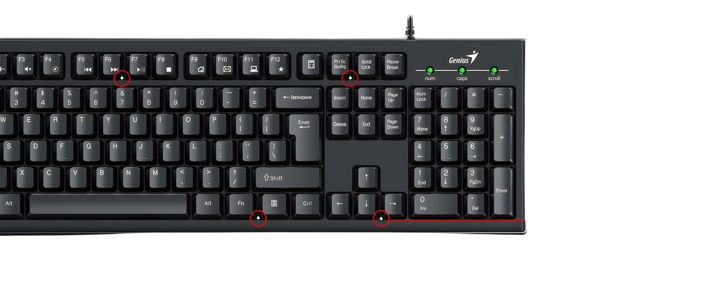 Teclado Cableado Español Concavo Con Teclas Multimedio Y Resistencia A Derrames