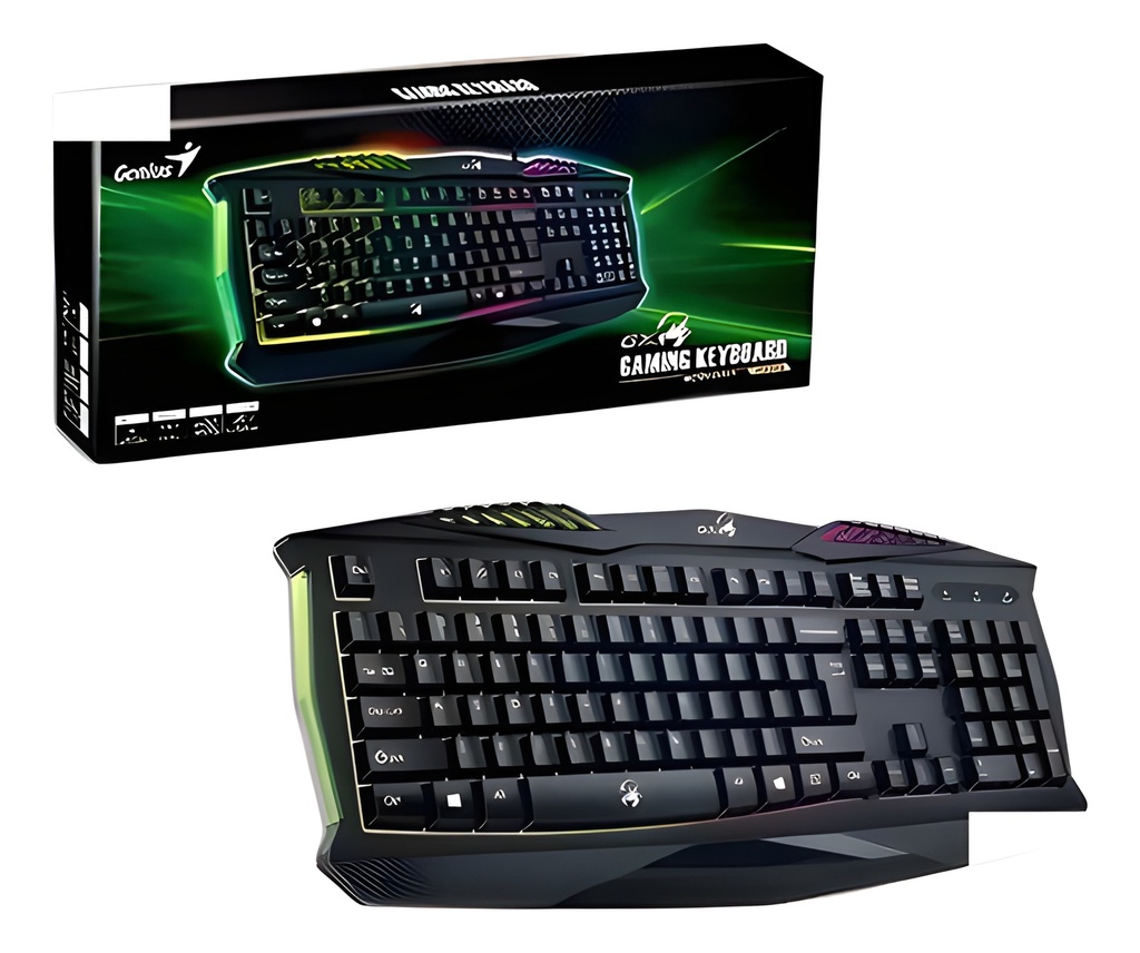 Teclado Gaming Iluminación Rainbow USB Español