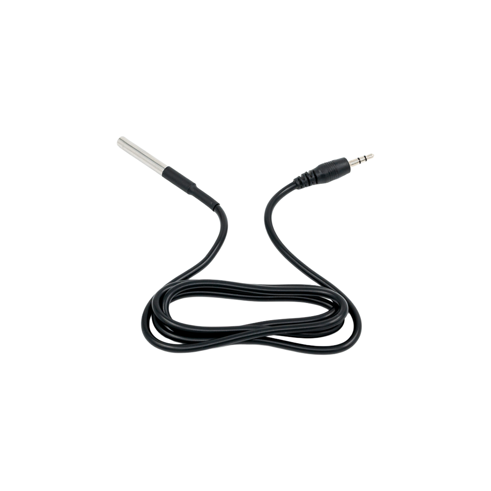 Sensor De Temperatura Cableado 1m Negro