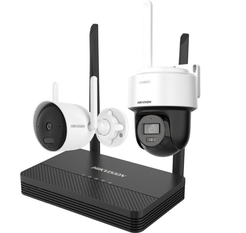 Kit Hikvision NVS Wifi + 2 camaras 4MP exterior